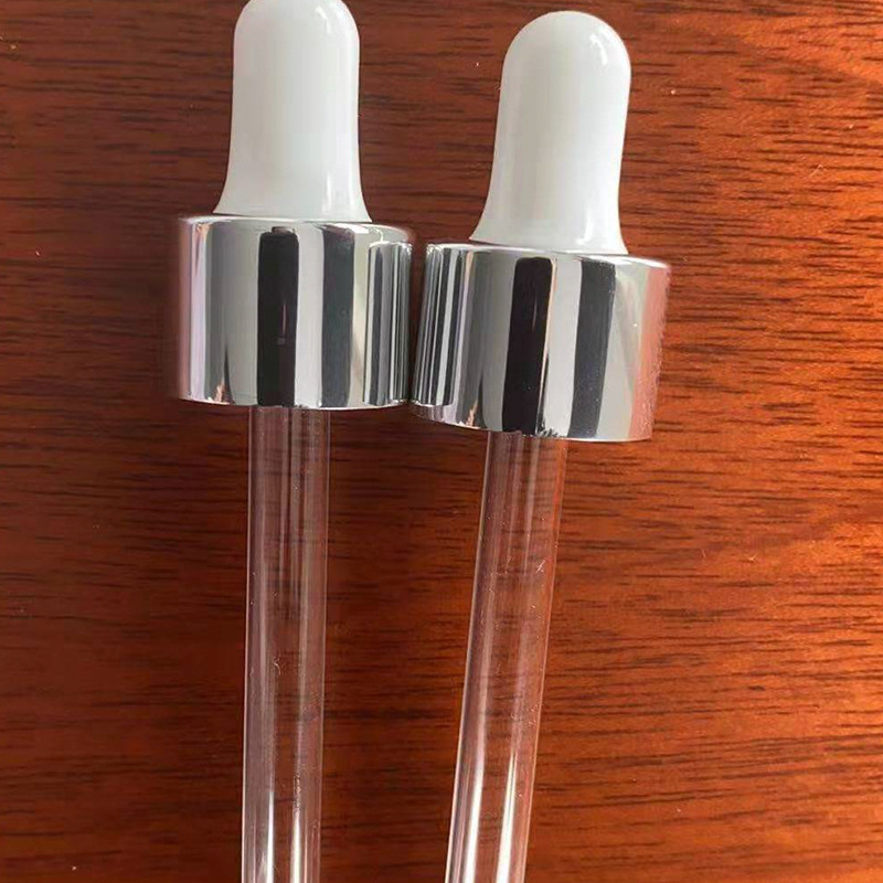 白色滴管盖 精油瓶配件包装 黑色白色滴管盖滴管胶头