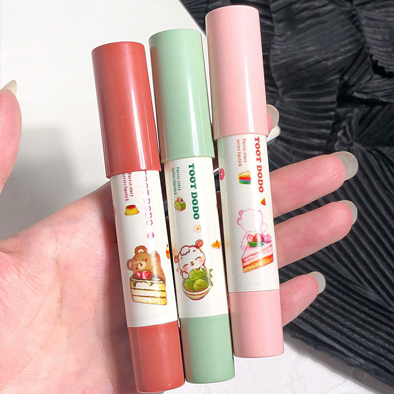 Forest Story Water Light Moisturizing Lipstick Pen Female Graffiti Low Saturation Lip Lacquer Pseudo Plain Face White Pure Desire Student Cheap