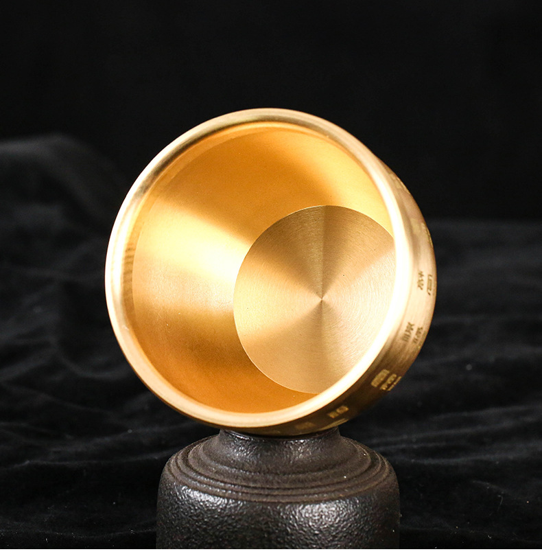 纯铜百福缸聚宝盆吸金铜缸招财铜摆件铜香炉黄铜工艺品会销礼品