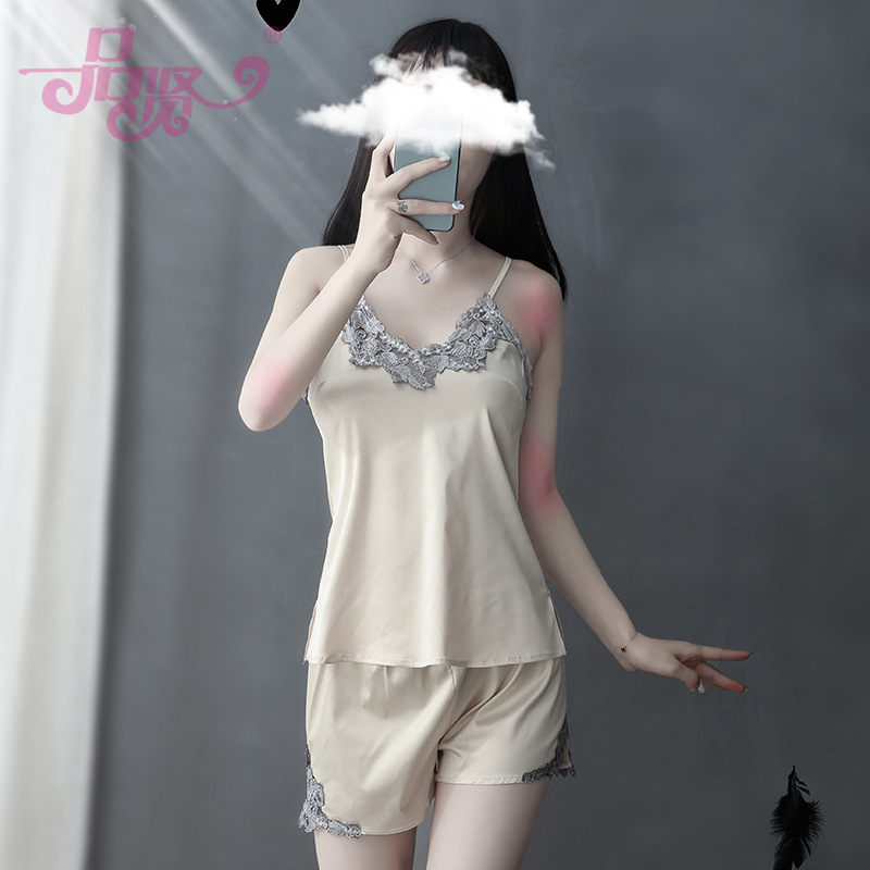 广祥厂家女士情趣内衣吊带分体夏季睡裙套装诱惑防真丝激情诱惑骚