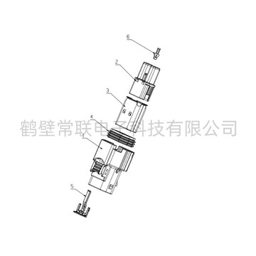 天海原装件tp063a-2p1  2孔护套总成汽车线束连接器接插件