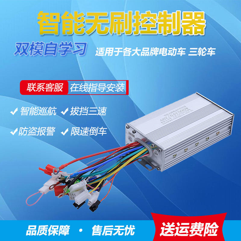 小海豚电动自行车滑板车小沙滩车24v250w有刷控制器市场价格