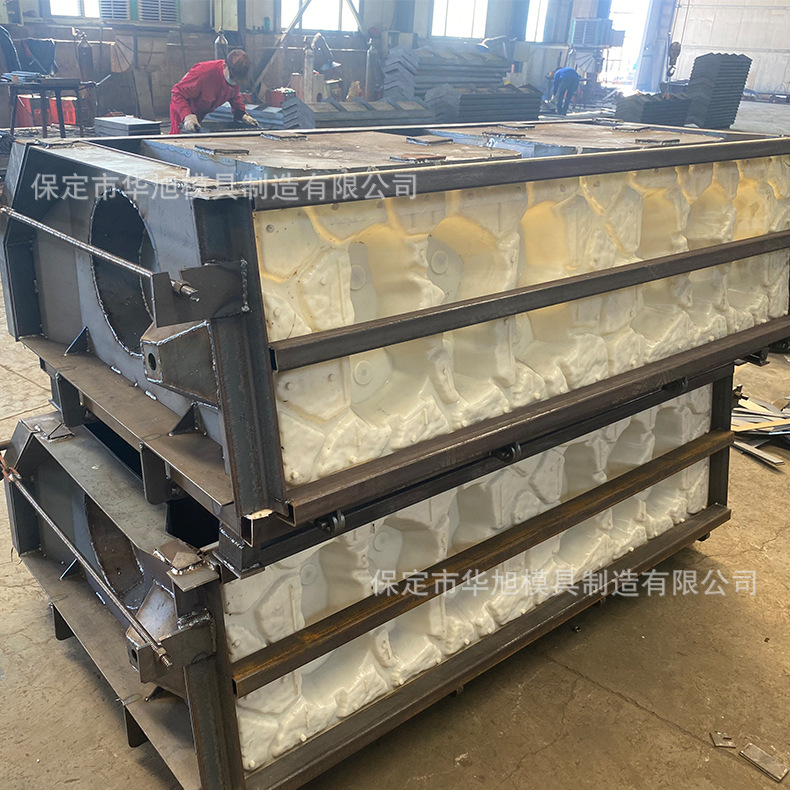 水利水库河道生态阶梯护坡模具 生态框模具 植草鱼巢护坡模具