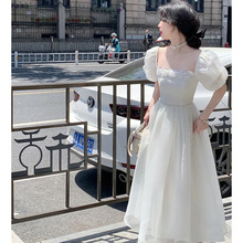 法式轻婚纱高级感在逃公主礼服超仙气质新娘领证登记小白裙宴会女