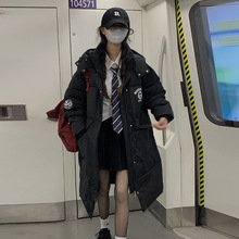 羽绒棉服女2023新款冬季加厚宽松ins棉袄外套女韩版长款过膝棉衣