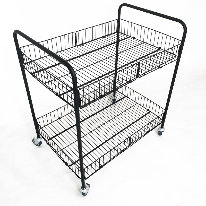 花车地推的架子促销特价甩货车商场服装台售货小推车流动展示架