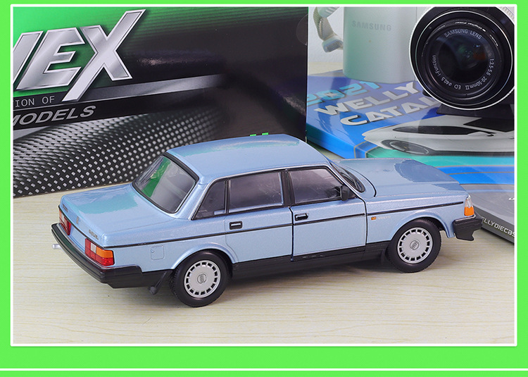 welly威利1:24沃尔沃volvo240gl仿真合金汽车模型成品收藏摆件