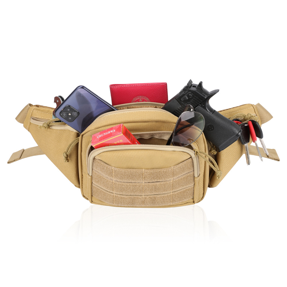 工厂大量现货户外功能型战术枪腰包 军事腰部枪套 隐藏携带枪袋