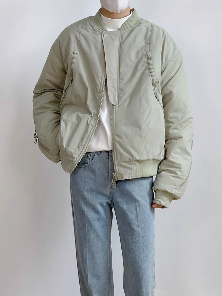 美式复古飞行员夹克外套男生春秋季新款情侣棒球服棉衣夹克外套潮