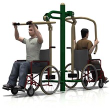 室外康复健身路径锻炼训练上肢牵引 残疾人健身路径器材