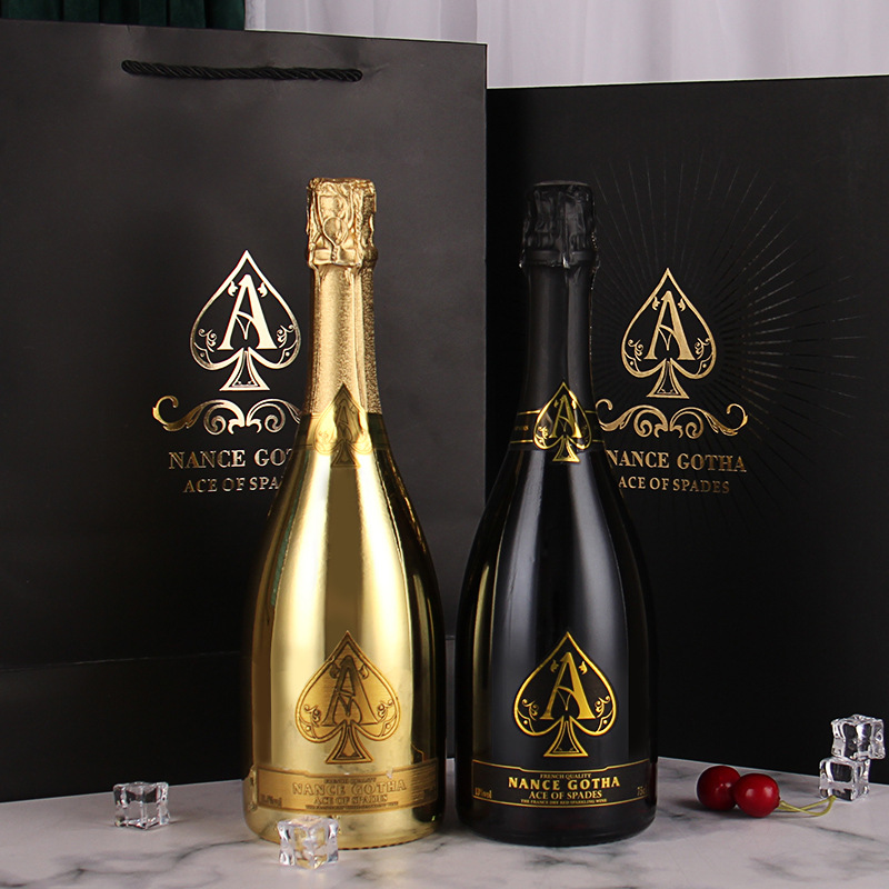 法国原酒进口 批发代发南斯歌达黑桃a干红干白起泡葡萄酒组合套装