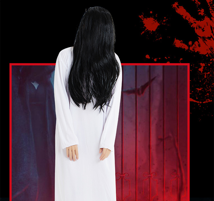 万圣节贞子服装成人cosplay女鬼白色红色僵尸装扮鬼新娘恐怖服装