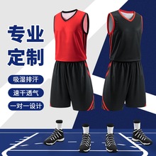 夏季男女团购比赛篮球服套装儿童成人学生运动服两件套可印字印号