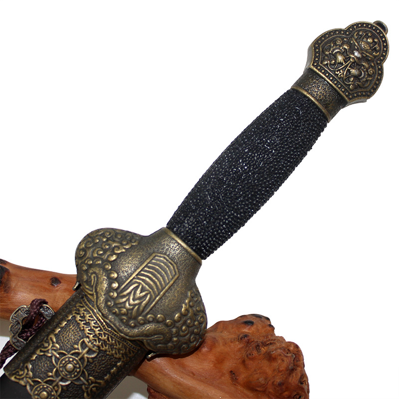 兵器模型锌合金秦始皇永乐剑中国古代名剑家居装饰未开刃金属刀剑