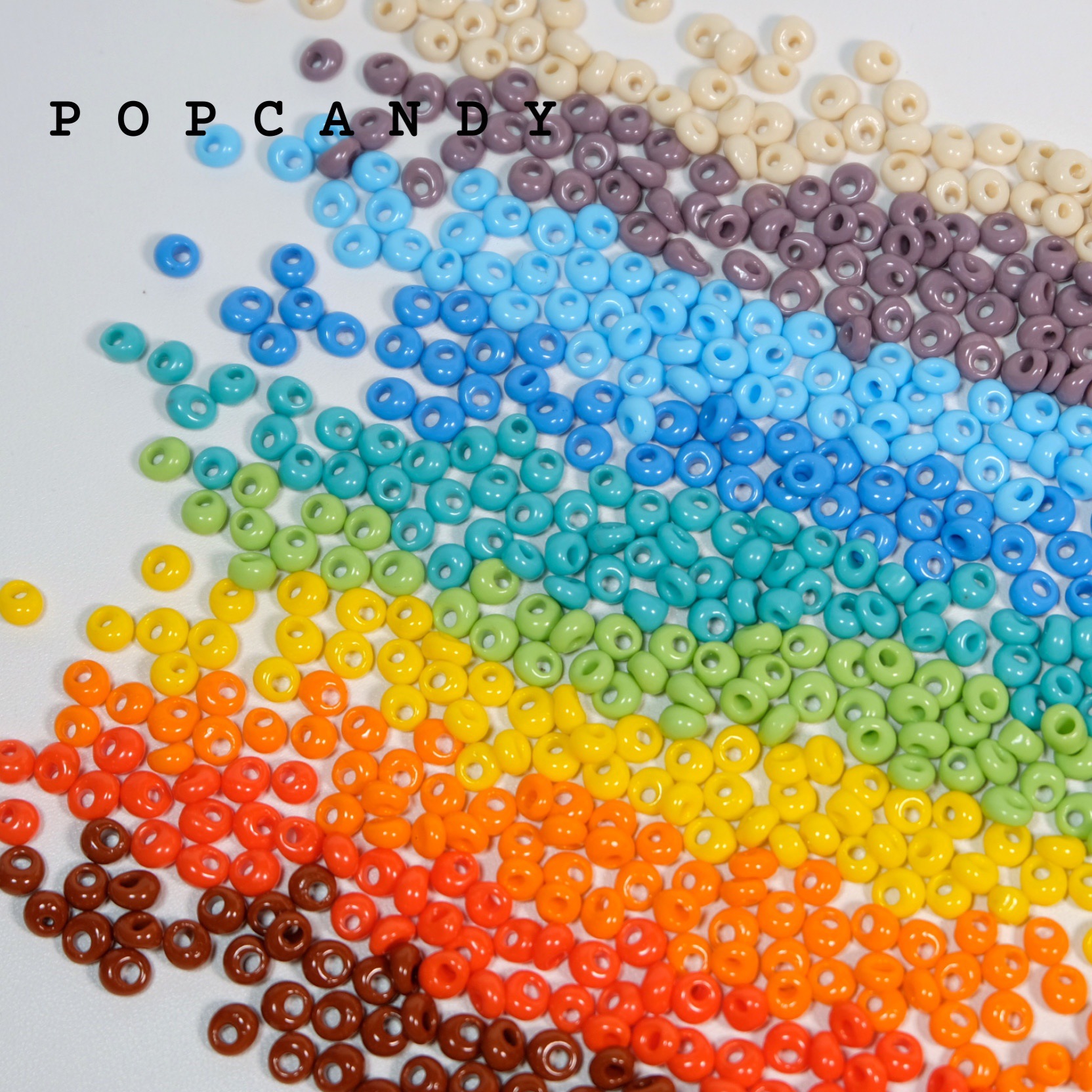 东宝水滴toho进口米珠日本实色米珠串珠材料玻璃珠5mm项链手链珠