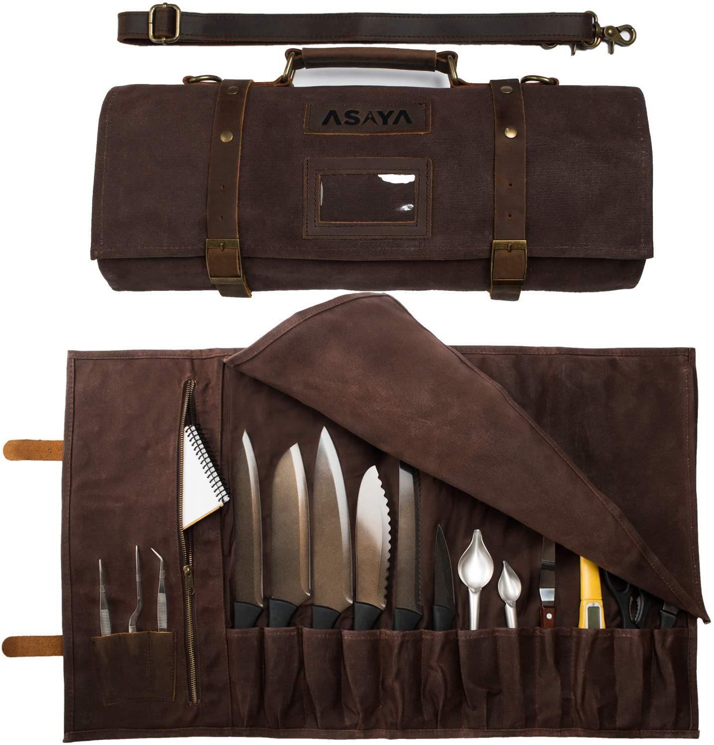 可定制户外便携湿蜡帆布刀具收纳袋旅行防水炊具厨具整理袋