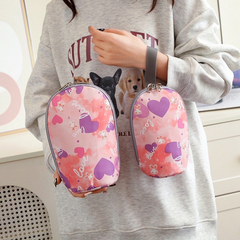 Feeder Bottle Bag Thermos Cup Cover Cartoon Printing Portable Water Cup Warm Constant Temperature Bag Waterproof Tin Foil Aluminum Foil Handbag