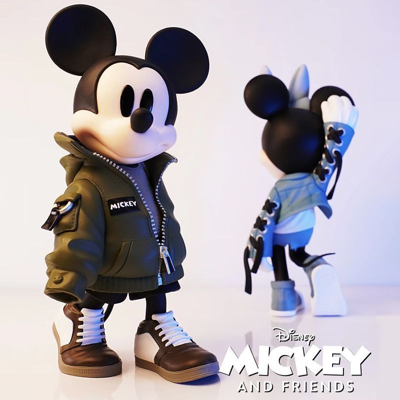 morstorm迪士尼潮服系列正版大衣米奇米妮魔力风暴潮玩手办摆件