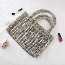手提珍珠包包女2023新款法式小众设计感小巧精致手工简约手提包包