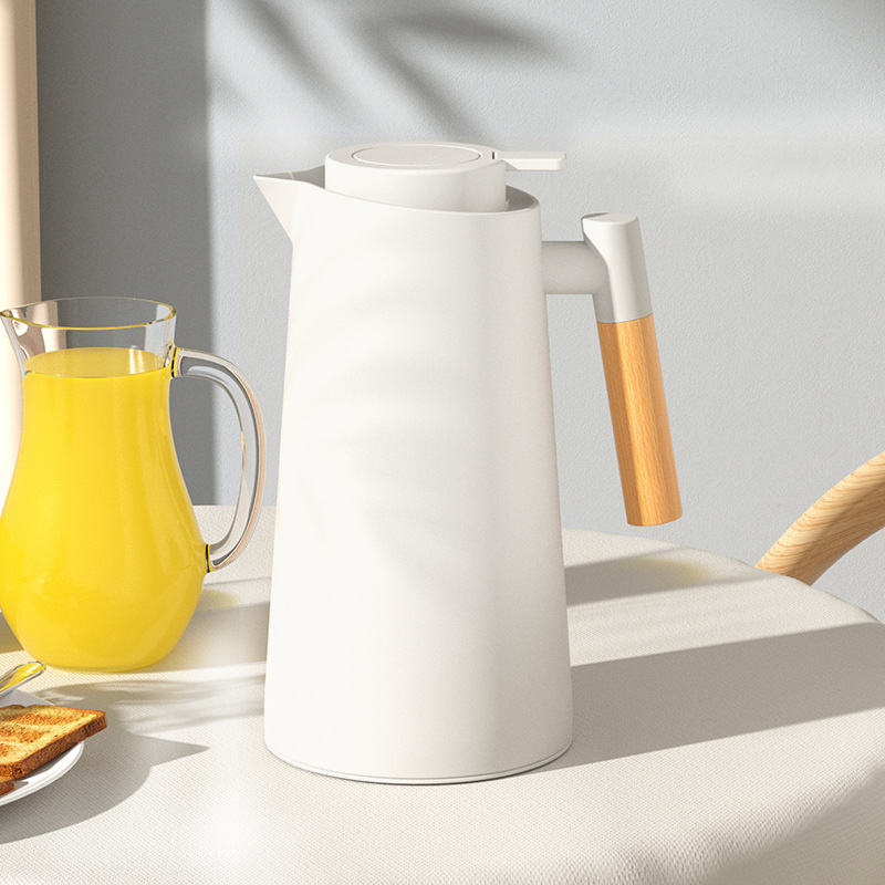 Glass Liner Vacuum Insulation Pot European Coffee Pot Household Plastic Kettle Customized Gift Advertising Printing Logo
