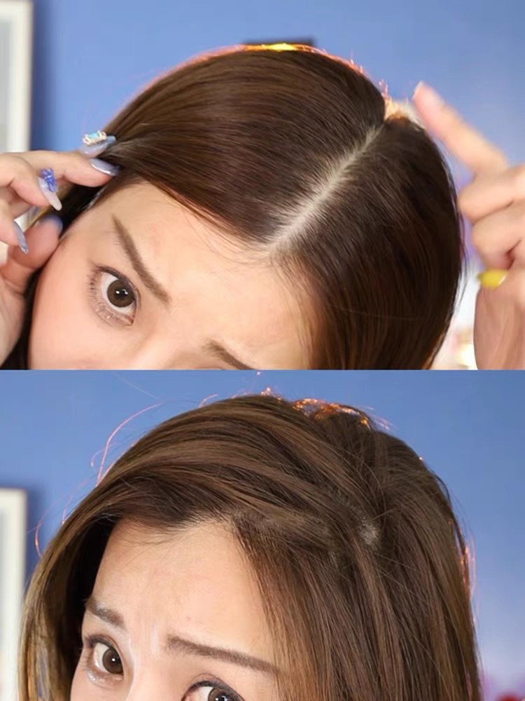 z字发缝梳子发缝消失梳刘海头顶蓬松梳发缝神器大创daiso同款