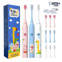 儿童电动牙刷萌趣可爱卡通软毛电动牙刷智能定时声波电动牙刷工厂