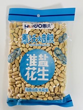 惠沃淮盐麻辣花生小吃小零食辣椒熟花生400g/袋实惠装