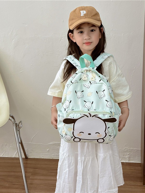Korean Cartoon Kindergarten Backpack Fashion Anime Kids Shoulder Bag Cute Schoolbag for Children Trendy Nylon Backpack
