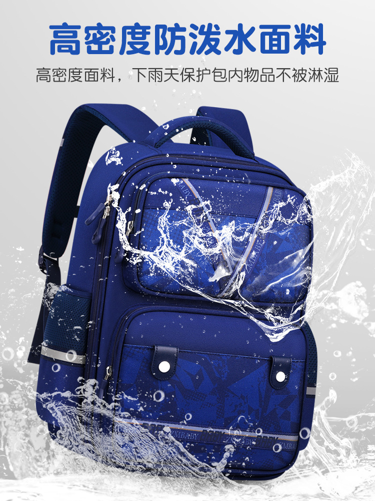 New Primary School Student Schoolbag Men's 1-3-6 Grade Large Capacity Children's Schoolbag Girls' Backpack