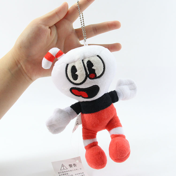 茶杯头大冒险cuphead马克杯毛绒玩具外贸公仔情侣书包钥匙扣挂件
