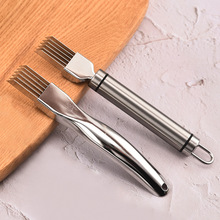 304不锈钢切葱器厨房小工具切葱刀创意切丝器划丝刀葱花切葱器
