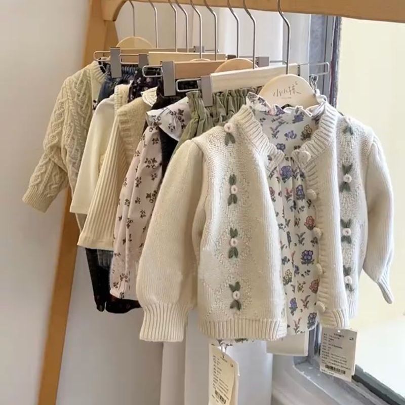 啦芙莱 阿娜熙秋装新品女童卫衣毛衣套装 品牌童装货源走份批发