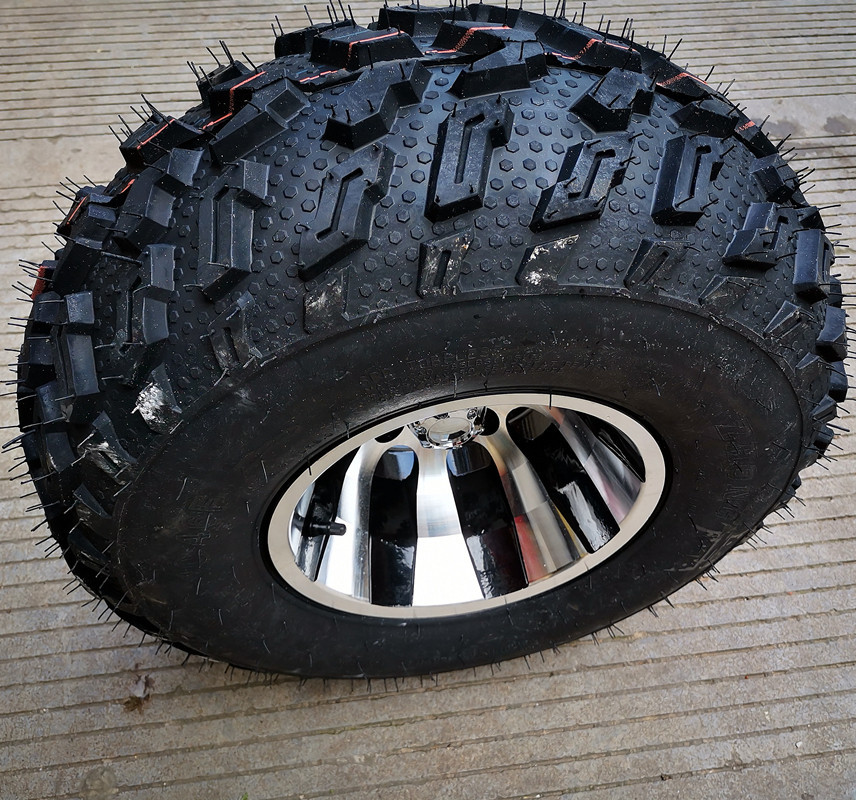 atv 大公牛沙滩车轮胎 铝轮毂卡丁车越野车10寸23*7-10 22*10-10