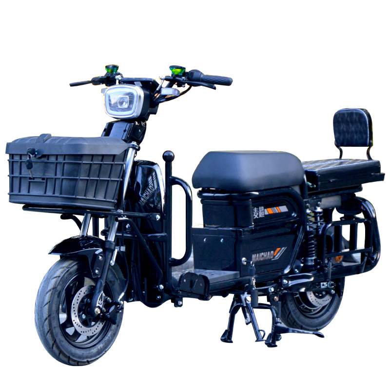 载重王外卖专用送餐电动自行车两轮可上牌锂电池48v60v72v电瓶车