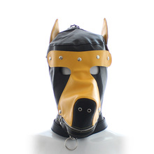 工厂批发情趣用品另类器具成人眼罩狗头面具演出头套狗奴调教面罩