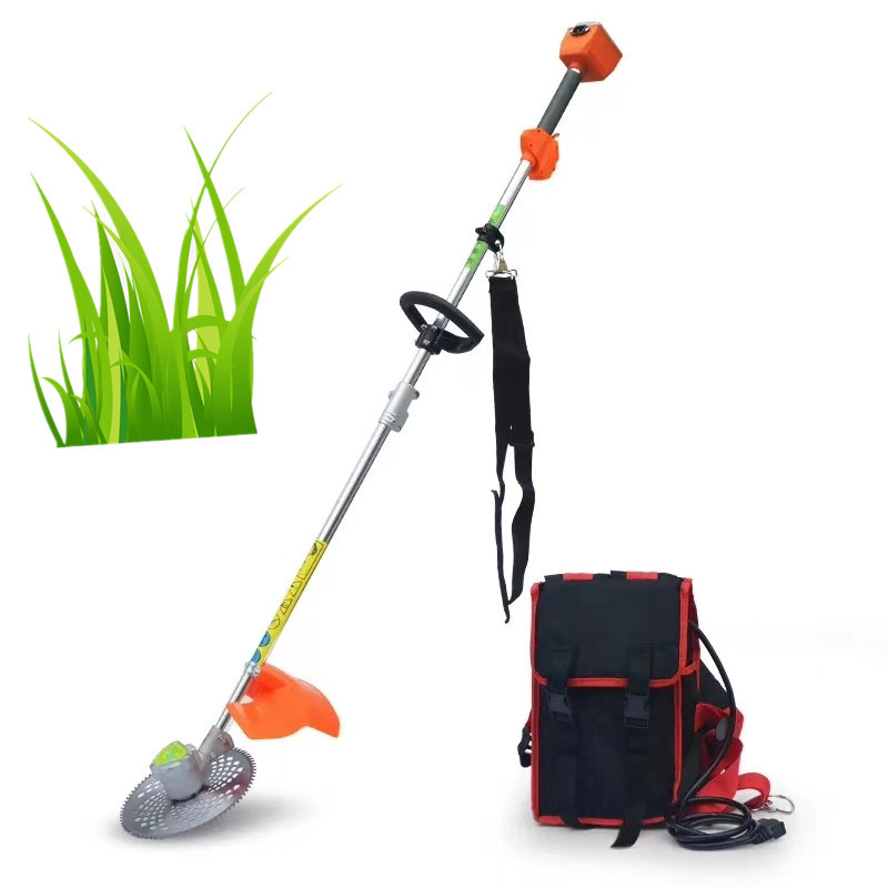 新款手提式电动打草机刀片式割草机家庭农用锄草松土机