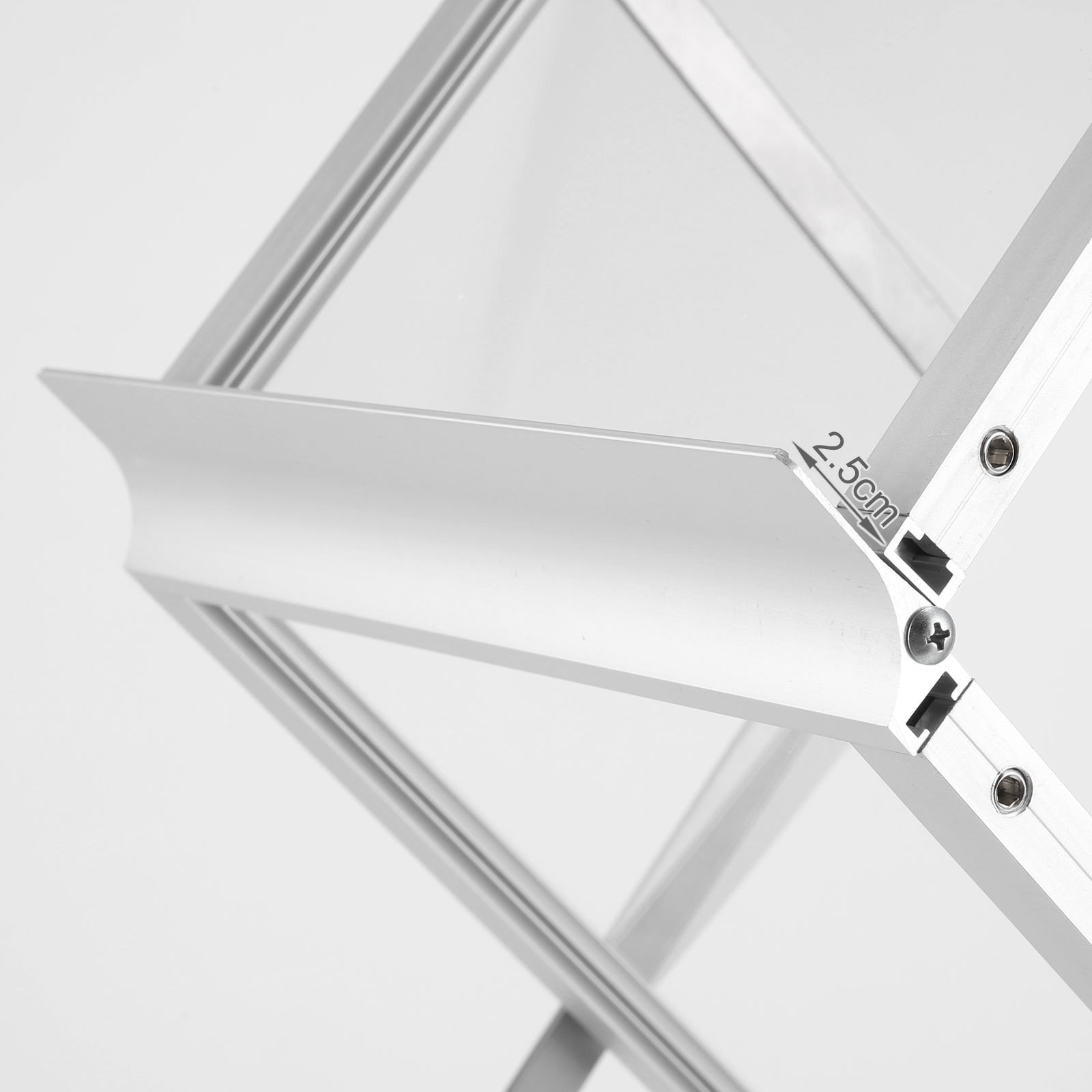 跨境专供双面折叠资料架优质亚克力资料架展架