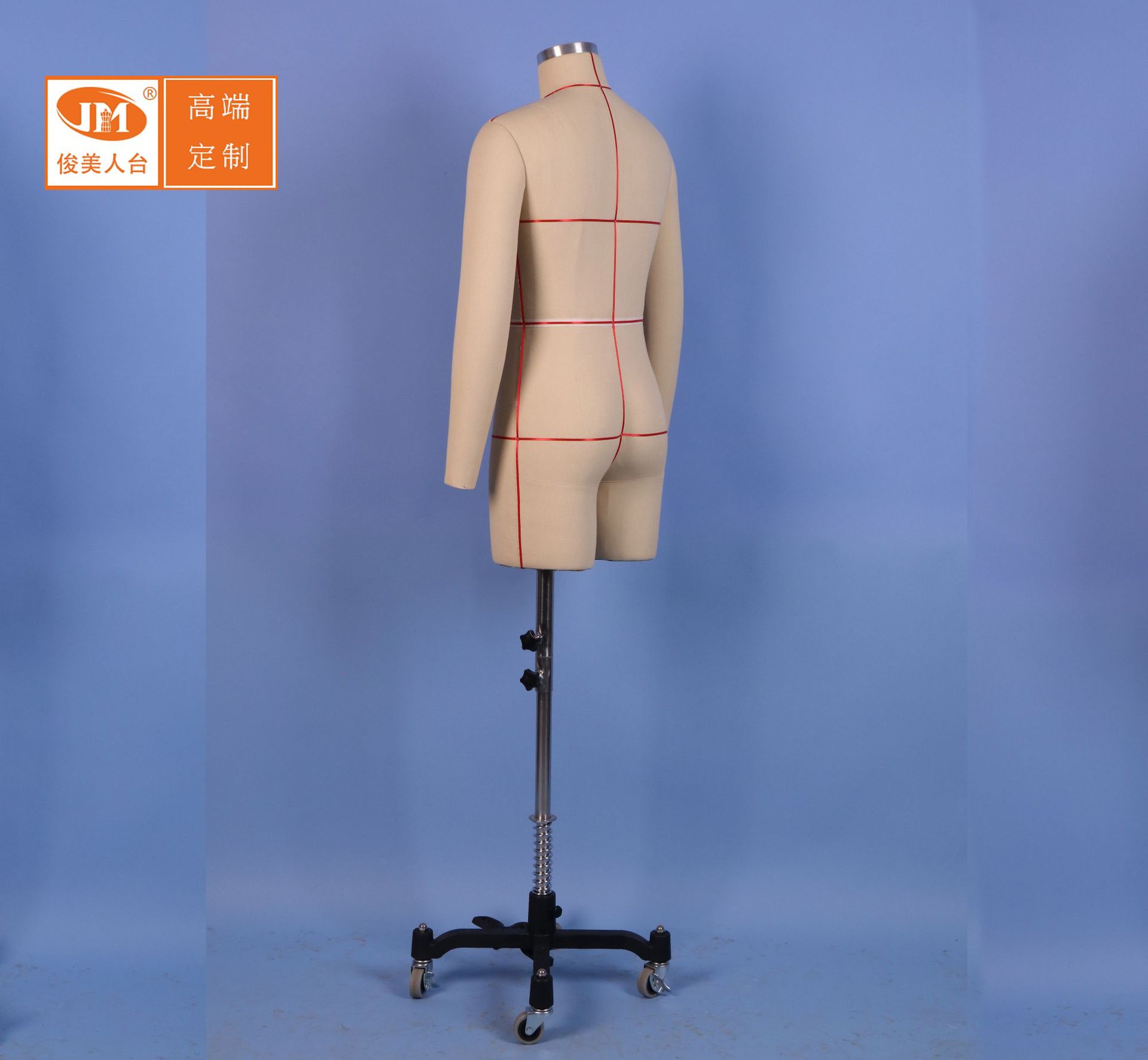 俊美人台 国内男标准m码中码半身带分腿板房模特服装试衣公仔道具