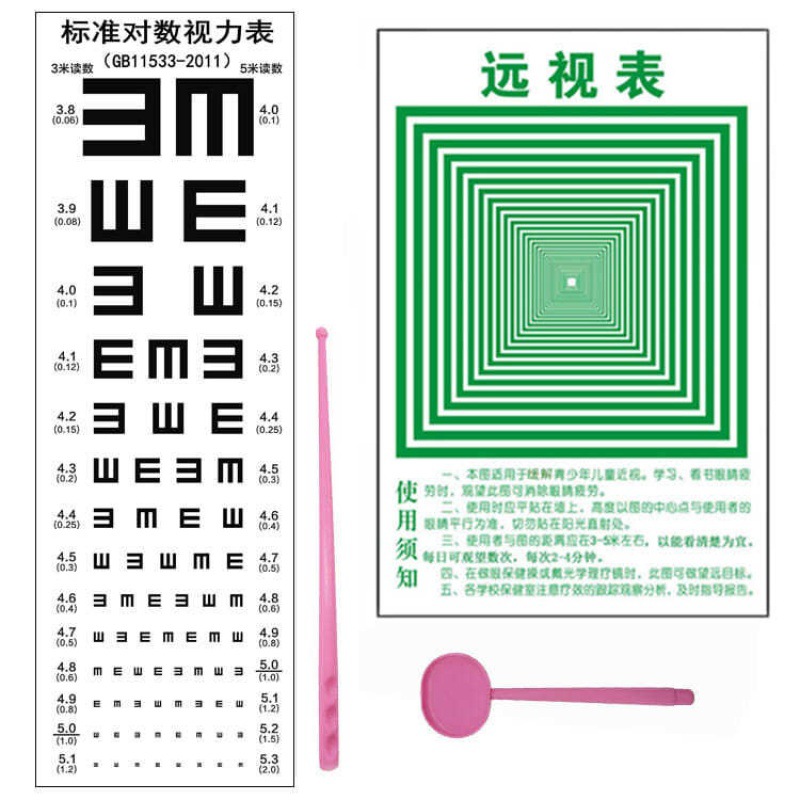 标准视力表图