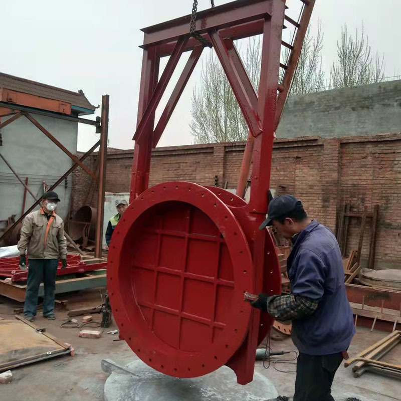 法兰式铸铁圆闸门 厂家直供 铸铁镶铜圆闸门 双向止水铸铁闸门