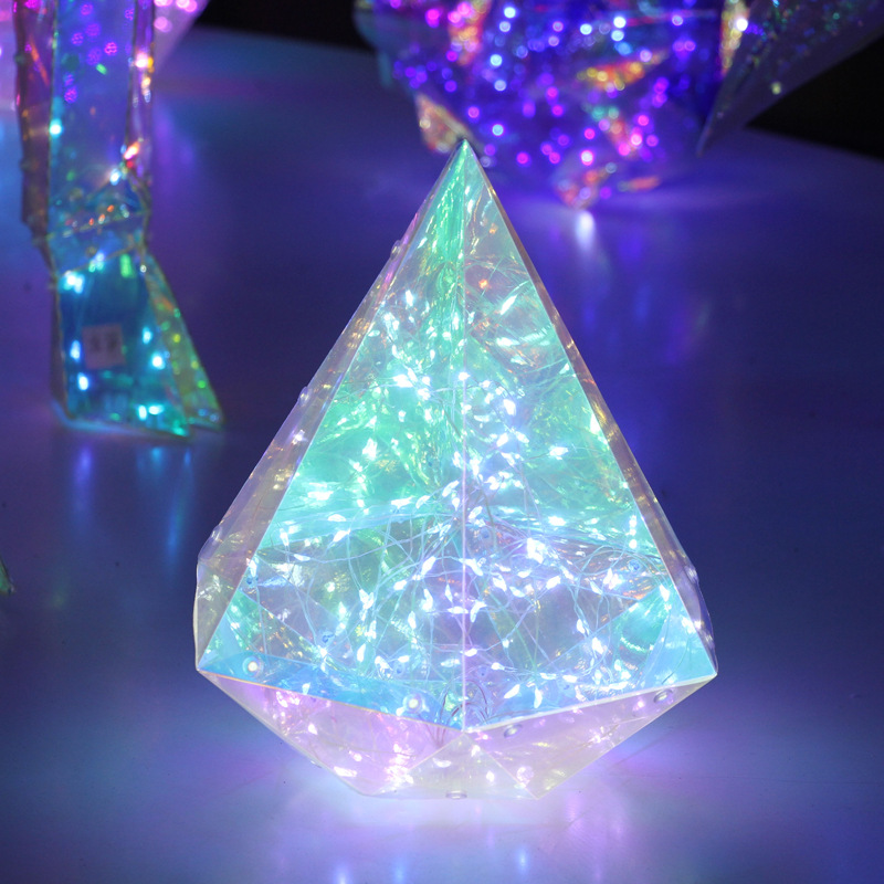 Laser Film Spring Luminous Pendant Window Atrium Pendant Summer Outdoor Wedding Decoration Park Tree Brightening