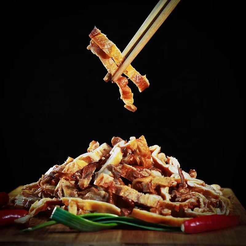 农家自制腊肥肠片柴火烟熏猪大肠湖南腊猪肠油少腊味干货代发