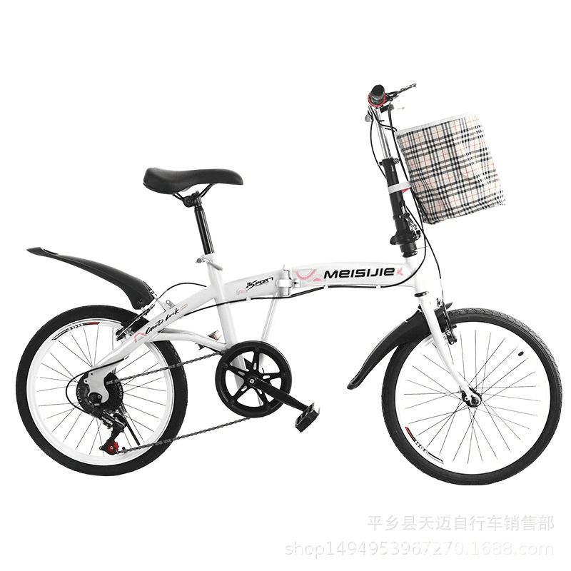 厂家供应20寸折叠自行车变速成人赠品车折叠学生自行车4S店礼品车