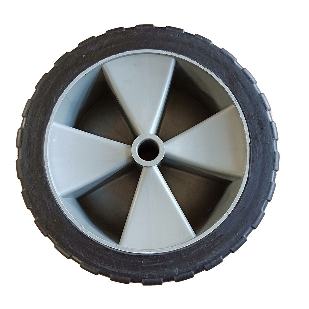 inch薄款pu轮胎10x35寸实心轮胎免充气轮胎