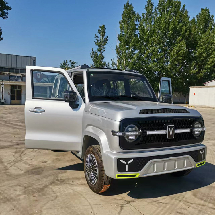 赛博越野电动四轮车四座大空间家用旅游代步车成人上班轿车