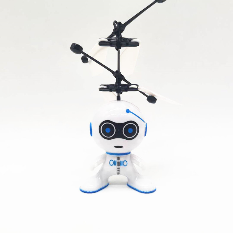 热销红外线感应小飞人飞行器悬浮灯光充电长遥控飞机新奇特玩具