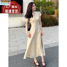 新中式国风连衣裙子夏季女2024新款高级感显瘦今年流行的漂亮裙子