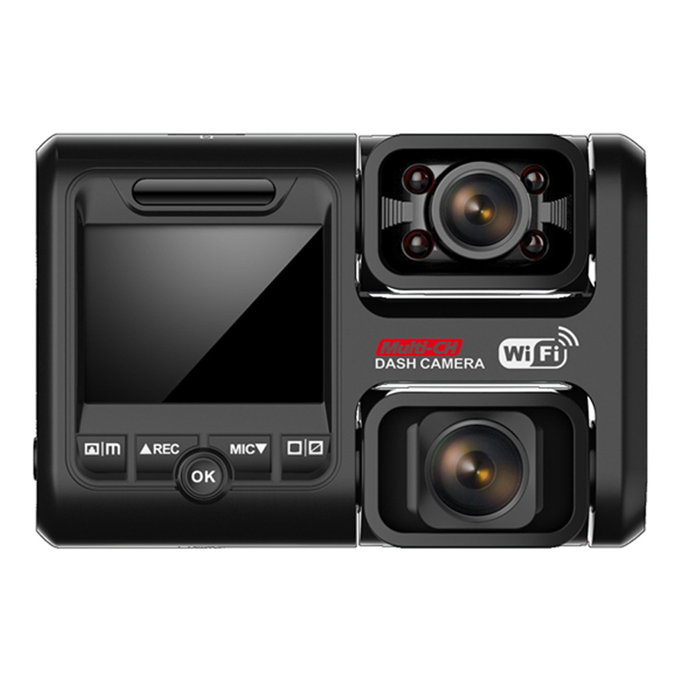 跨境Z30行车记录仪双镜头高清2160P广角夜视24小时监控360度全景