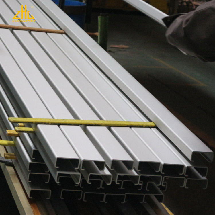 定制生产材质6061-t6氧化磨砂银  光伏铝合金c型支架型材