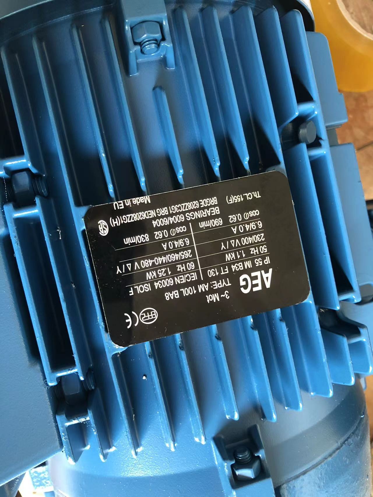 aeg电机aeg电动机m100l ba8.1kw80v.0a90r/min-阿里巴巴